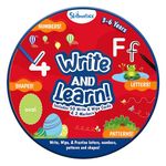 Skillmatics Write & Learn Cards for Toddlers - Letters, Numbers, Patterns & Shapes, Preschool Learning, Stocking Stuffers, Reusable, Gifts for Kids Ages 3, 4, 5, 6