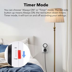 HBN 24-Hour Timer Plug Set – 2-Pack Mechanical Switch Sockets