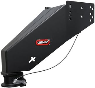 GEN-Y Hitch Fifth Wheel to Gooseneck Static Pin Box with SnapLatch Coupler, 30,000 Towing Capacity, 6,500 Tongue Weight, Fits Lippert 1621, 1116, & 1716 Frames