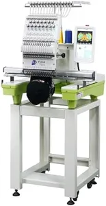FUJA Single Head 15 Needles Embroidery Machine with Tear Away Polyester Stabilizer Backing 12"*50yd, Medium Weight 1.8 Ounce Suitable for Cap t Shirts and so on