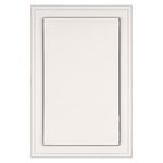 Builders Edge 130120001117 Jumbo Mounting Block 117, Bright White