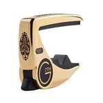 G7th Special Editions 6 String Guitar Capo, Ambidextrous, Gold, 63g/2.2oz. Low profile and non-intrusive (C81153)