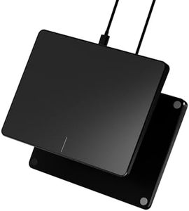ProtoArc Wired USB Trackpad for Windows 10/11, Large High-Precision Wired Trackpad Mouse with Multi-Gesture, Ultra Slim Portable Aluminum Touchpad Mouse for Computer/Desktop/Laptop, Black