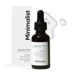 Minimalist 2% Hyaluronic Acid + PGA Serum for Intense Hydration, Glowing Skin & Fine Lines | Daily Hydrating Face Serum For Women & Men with Dry, Normal & Oily Skin | 30 ml