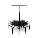 ChangeMe 44-Inch Rebounder with Bungees & Stainless Steel with Foldable Legs for Fitness & Rehab – Ideal for Adults & Seniors, Commercial & Home Use – Heavy-Duty, (White)