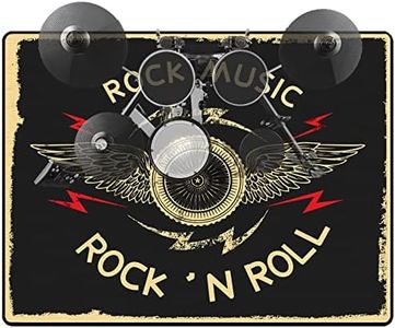 PRIHALF Drum Rug, Drum Set Carpet,Bedroom Living Room Decor,Soundproof Rug Pads Drum Accessories for Drum Set,Non-Slip Carpet,Great Gift for Drummers,100% Polyester(B,5.2 * 6.5(160 * 200cm) ft)