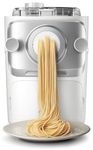 Philips 7000 Series Pasta Maker - ProExtrude Technology, Versatile Mixing Ability, 8 Shaping Discs, Perfect Dough, Easy Clean, Up to 8 Portions, White (HR2660/03)