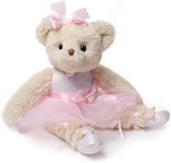 Bearington Collection Nina Ballerina 13 Inch Pink Stuffed Animals - Ballerina Doll - Ballerina Toys