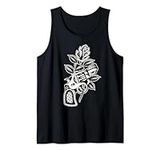 Rose and Revolver Traditional Blackwork Tank Top