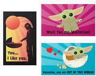 Hallmark Kids Baby Yoda Mini Valentines Day Cards Assortment (18 Cards with Envelopes)