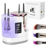 Electric Makeup Brush Cleaner,USB Automatic Cosmetic Brush Cleaner,Upgraded Makeup Brush Cleaner for All Size Beauty Makeup Brushes,Auto-Rotating Brush Cleaner Deep Cleaning(Multi color) (Standard) (Multi-color)