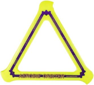 Aerobie Orbirter High Performance Boomerang, Outdoor Flying Disc, Returning Boomerang, Flying Ring for Kids Parties and Backyard Games, Teen Boys Gift Ideas, Kids Toys for Ages 5 & Up, Yellow, 11.5”