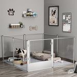 BingoPaw Acrylic Dog Playpen Fence: