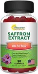 Saffron Gummies - Saffron Extract Supplement - Pure Gummy Supplements Alternative to Capsules, Pills, Powder & Tea