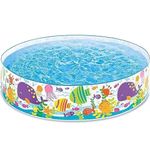 Toyshine 4 Feet Snapset Kids Pool Bath Pool Tub, Summer Water Fun Bathing Tub Toy for Kids - 4 Feet x 10 Inches- B