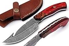Damascus steel Fixed Blade Hunting 