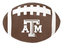 ShopInstaPets Officially Licensed NCAA Football Dog Toy with Squeaker - Durable & Fun for All Dogs (Texas A&M Aggies)