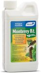 Monterey B.t. - Caterpillar & Worm Killer Organic Gardening - Apply with Sprayer - 15 oz