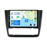 YUNTX [6GB+128GB] Android 13 2 Din Car Stereo Fit for BMW 1 Series E81 E82 E87 E88 (2008-2012)-[Built-in CarPlay/Android Auto/DSP/GPS]-IPS 2.5D 9”Touchscreen-Camera+MIC-DAB/360 Camera/Bluetooth 5.0