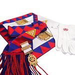 THE MASONIC COLLECTION - Royal Arch Companions Apron, Sash, Jewel, and Gloves - A Useful Masonic Gift Set for Freemason Men