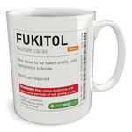 Black Raven Design - Fukitol | Prescription Medicine, Ceramic Mug, 11fl oz