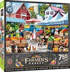 Masterpieces 750 Piece Jigsaw Puzzle for Adults, Family, Or Kids - Old Mill Farm Stand - 18"x24"