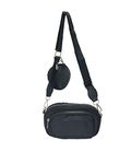 Donicy Women's Stylish Parachute Camera Design Sling Bag, Black