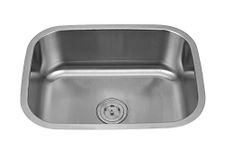 SILVER LINE Stainless Steel Grade 304 Kitchen Sink Size 23-1/2" x 17-3/4" x 9"