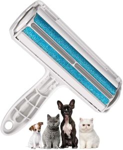 ZOQWEID Reusable Dog Hair Remover Roller Dog Cat and Other Pets Hairs Cleaning Fur Brush Rollers Easy Hair Removal Furniture, Clothes, Sofa, Carpet, Couch, Bedding (Blue..)