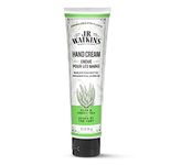 J.R. Watkins Aloe and Green Tea Natural Moisturizing Hand Cream, Hydrating Hand Moisturizer with Shea Butter, Cocoa Butter, and Avocado Oil, USA Made and Cruelty Free, 95 Grams