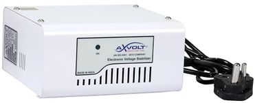 Axvolt 500 W Copper Voltage Stabilizer for Double Door Fridge Refrigerator up to 450 Litre (White)