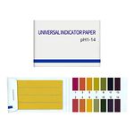 160Pcs PH Test Strips,PH 1-14 Litmus Test Paper PH Paper Universal Indicator Paper for Pool Spa Soap Soil Water Saliva Cosmetic Pet Food PH Test,2Pack