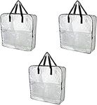 Pack of 3 - Extra Large Clear Stora