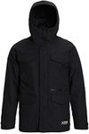 Burton Mens Covert Jacket, True Black New, X-Small