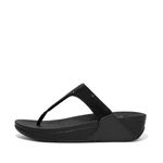 fitflop Women Black Synthetic Chappals, EU/41 UK/7