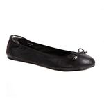 Cocorose Foldable Shoes - Sandringham Ladies Leather Ballet Pumps - Black - size 5