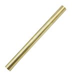19mm Brass Rod, Metal Solid Round Brass Rod Pin Lathe Bar Stock for RC Model Airplane Helicopter DIY Craft, 19mm in Diameter 305mm in Length