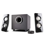 Cyber Acoustics Powerful Curve Series Storm 44W Speaker System with Control Pod (CA-3350)