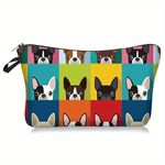 Womens Cute Dog Cosmetic Make Up Toiletry Bag