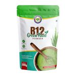 Vitamin B12 Green Food Powder 200g for Men & Women,100% Natural Plant Based B12 Powder, Vitamin B12 Supplement, helps in Leg Pain, Numbness, Constipation, Memory Loss and Weakness, Pack of 1