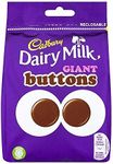 Cadbury Dairy Milk Giant Buttons Chocolate Bag, 119G (Pack of 10)