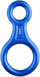 TRIWONDER 35KN Aluminum Climb Figure 8 Descender Rigging Plate Rappel Gear Downhill Equipment Heavy Duty (Blue)