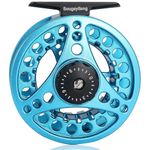 Sougayilang Fly Fishing Reel，Large Arbor With Diecast Aluminum Body Fly Reel-5/6,7/8 Weights，Essential Fly Reels For Beginners-B5/6