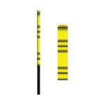 Bohning 7" Printed Wrap 7" Yellow Airbrush Tiger Standard Arrow Wrap, 12pk