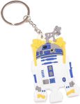 RV Mart Star Wars R2D2 Double Side Rubber Keychain Key Chain for Car Bikes Key Ring