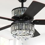 YITAHOME Chandelier Ceiling Fan Lig