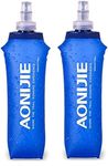 AONIJIE 250ML/350ML/500ML/600ML Portable TPU Soft Water Bottle Folding Soft Flasks For Outdoor Marathon Running Hydration Camping Hiking (500ML-2pcs)