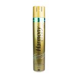 Harmony New Gold HairSpray Natural Hold and Shine 400ml With UV Filters Argon Oil Vitamin Pro B7