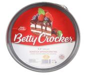 24cm Betty Crocker Large Springform Cake Tin Non-Stick Loaded Pan Baking Tray