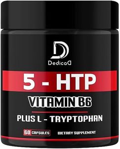 5 HTP Supplement 1010mg - 60 Capsules 3in1 Combined with Vitamin B6, L-Tryptophan - Mood, Brain, Body Balance & Immune Support